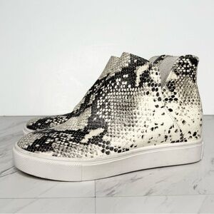 Steve Madden Claud Snake Wedge Sneaker 6 1/2 M